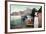 Mondsee, Dampfer Habsburg, Uferblick, Sphinxstatue-null-Framed Giclee Print