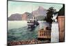 Mondsee, Dampfer Habsburg, Uferblick, Sphinxstatue-null-Mounted Giclee Print