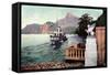 Mondsee, Dampfer Habsburg, Uferblick, Sphinxstatue-null-Framed Stretched Canvas