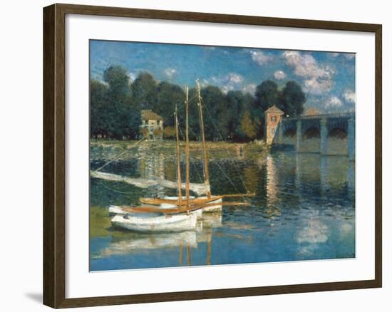 Monet: Argenteuil-Claude Monet-Framed Premium Giclee Print