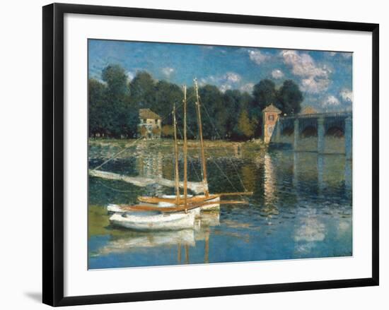 Monet: Argenteuil-Claude Monet-Framed Premium Giclee Print