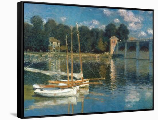 Monet: Argenteuil-Claude Monet-Framed Stretched Canvas