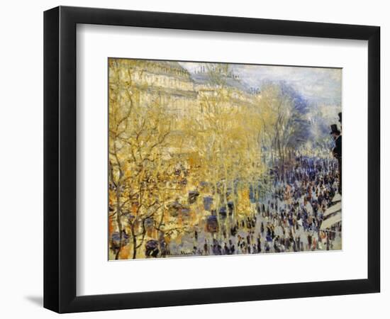 Monet: Carnival, 1873-Claude Monet-Framed Premium Giclee Print