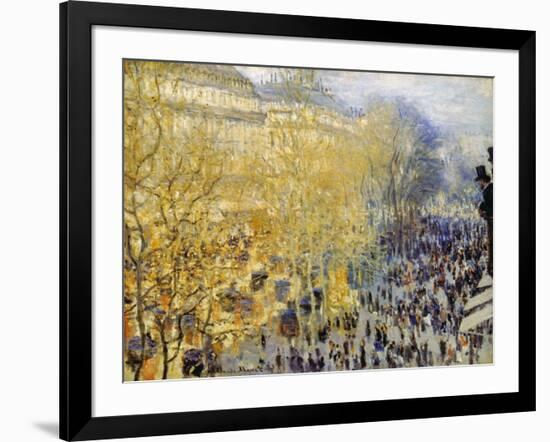 Monet: Carnival, 1873-Claude Monet-Framed Giclee Print