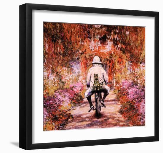 Monet Cat-Chameleon Design, Inc.-Framed Art Print