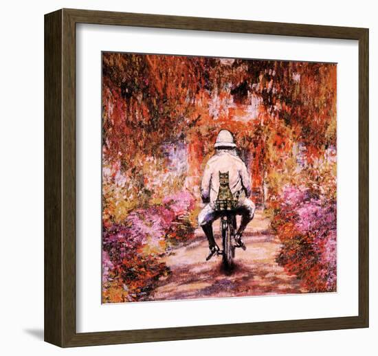 Monet Cat-Chameleon Design, Inc.-Framed Art Print