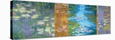 Waterlilies IV-Monet Deco-Stretched Canvas