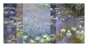 Waterlilies IV-Monet Deco-Stretched Canvas