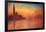 Monet Dusk Venice-Claude Monet-Framed Poster