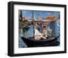 Monet Floating in His Studio-Edouard Manet-Framed Giclee Print