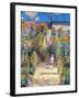 Monet: Garden/Vetheuil-Claude Monet-Framed Giclee Print