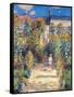 Monet: Garden/Vetheuil-Claude Monet-Framed Stretched Canvas