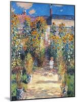 Monet: Garden/Vetheuil-Claude Monet-Mounted Giclee Print