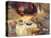 Monet: Luncheon, C1873-Claude Monet-Stretched Canvas