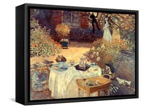 Monet: Luncheon, C1873-Claude Monet-Framed Stretched Canvas