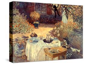 Monet: Luncheon, C1873-Claude Monet-Stretched Canvas