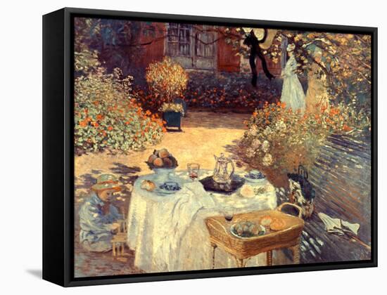 Monet: Luncheon, C1873-Claude Monet-Framed Stretched Canvas