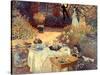 Monet: Luncheon, C1873-Claude Monet-Stretched Canvas