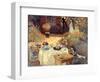 Monet: Luncheon, C1873-Claude Monet-Framed Premium Giclee Print