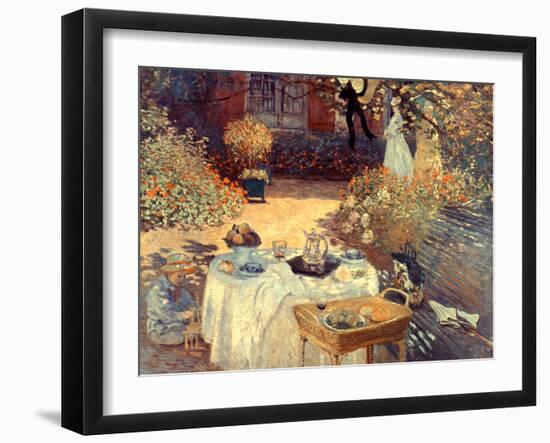 Monet: Luncheon, C1873-Claude Monet-Framed Giclee Print