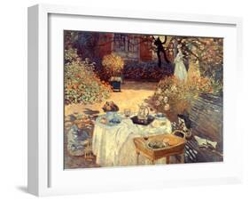 Monet: Luncheon, C1873-Claude Monet-Framed Giclee Print