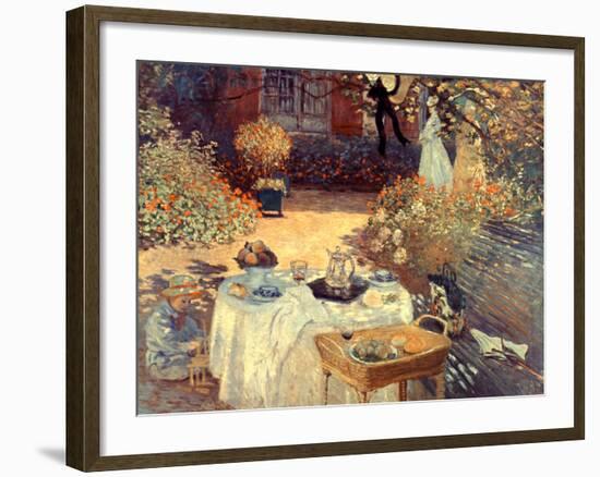 Monet: Luncheon, C1873-Claude Monet-Framed Giclee Print