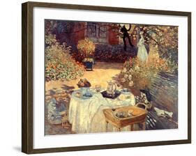 Monet: Luncheon, C1873-Claude Monet-Framed Giclee Print