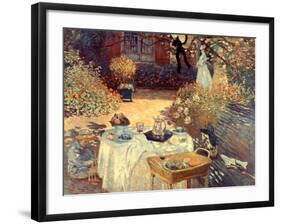 Monet: Luncheon, C1873-Claude Monet-Framed Giclee Print