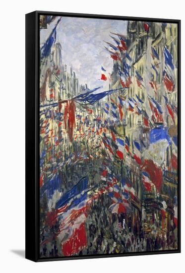 Monet: Montorgeuil, 1878-Claude Monet-Framed Stretched Canvas