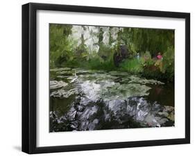 Monet Pond 2-Sarah Butcher-Framed Art Print