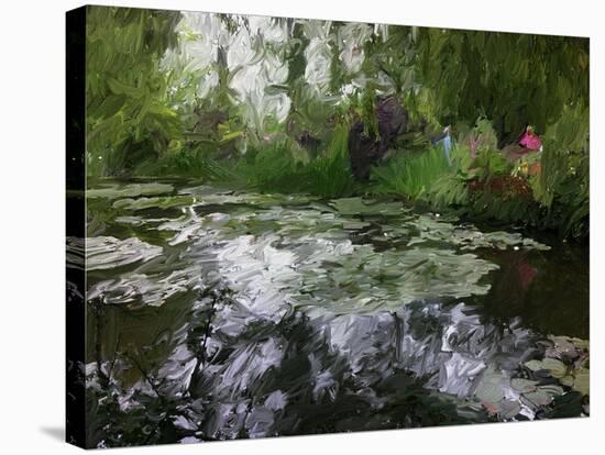 Monet Pond 2-Sarah Butcher-Stretched Canvas