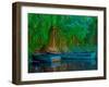 Monet's Boats-Steven Maxx-Framed Photographic Print