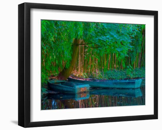 Monet's Boats-Steven Maxx-Framed Photographic Print