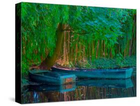 Monet's Boats-Steven Maxx-Stretched Canvas