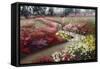 Monet's Flower Garden-Zhen-Huan Lu-Framed Stretched Canvas