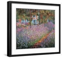 Monet's Garden at Giverny-Claude Monet-Framed Art Print