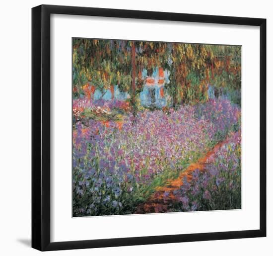 Monet's Garden at Giverny-Claude Monet-Framed Art Print
