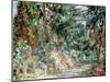 Monet's Garden' C1880-Claude Monet-Mounted Giclee Print