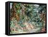 Monet's Garden' C1880-Claude Monet-Framed Stretched Canvas
