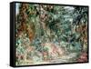 Monet's Garden' C1880-Claude Monet-Framed Stretched Canvas