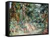 Monet's Garden' C1880-Claude Monet-Framed Stretched Canvas