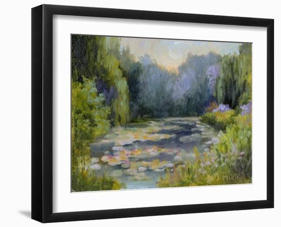 Monet's Garden I-Mary Jean Weber-Framed Art Print