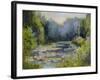 Monet's Garden I-Mary Jean Weber-Framed Art Print