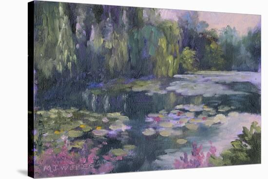 Monet's Garden II-Mary Jean Weber-Stretched Canvas