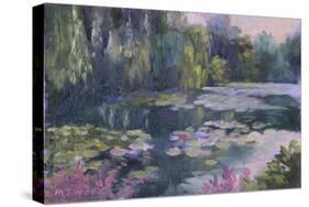 Monet's Garden II-Mary Jean Weber-Stretched Canvas