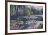 Monet's Garden II-Mary Jean Weber-Framed Premium Giclee Print