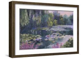 Monet's Garden II-Mary Jean Weber-Framed Art Print