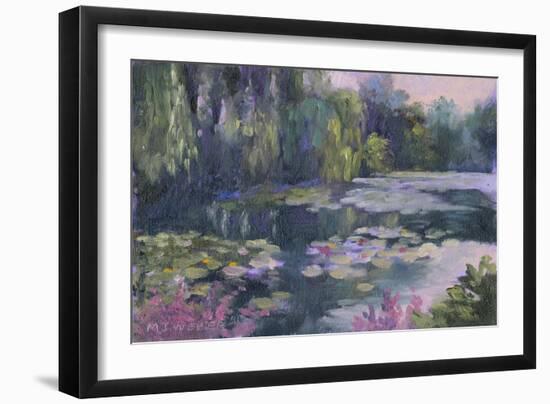 Monet's Garden II-Mary Jean Weber-Framed Art Print