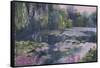 Monet's Garden II-Mary Jean Weber-Framed Stretched Canvas