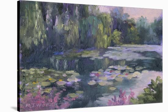 Monet's Garden II-Mary Jean Weber-Stretched Canvas